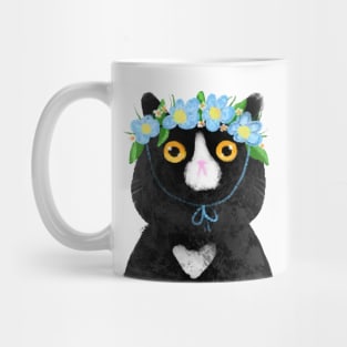 Flower Crown Kitty Mug